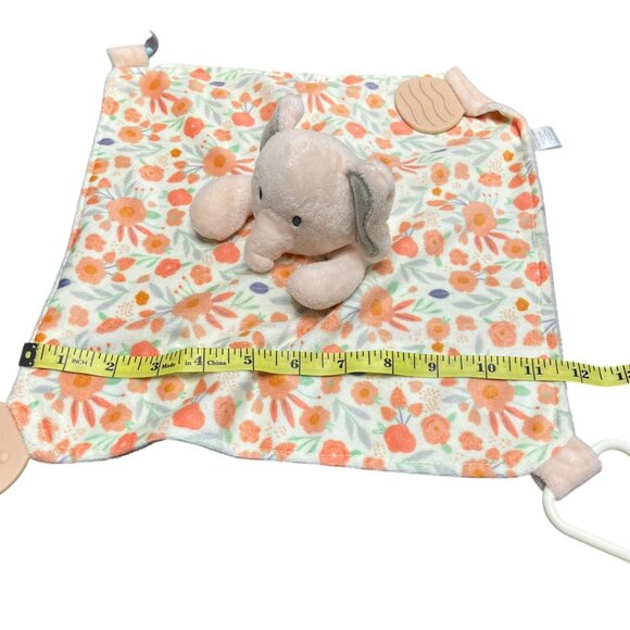 Luxe +‎ Willow Elephant Lovey Floral Baby Security Blanket Sensory Teething Toy - Picture 12 of 12